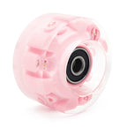 6 lights double row roller skates transparent flash wheel four-wheel roller skate universal PU light-emitting wheel indoor outdoor wheel