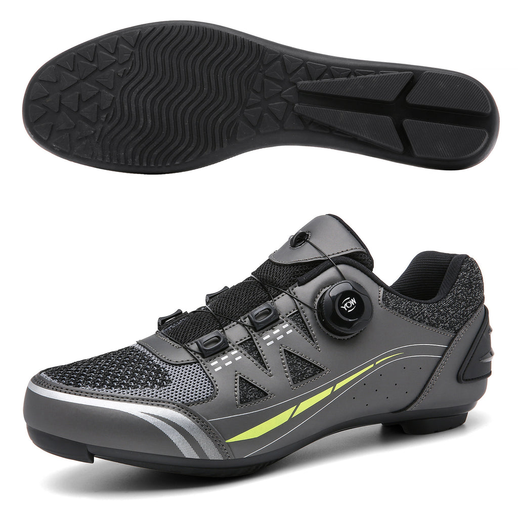 2023 Cross-border New Road Self-locking Riding Shoes Hard Sole Mountain Bike Shoes Power Bicycle Lock Shoes Men's Riding