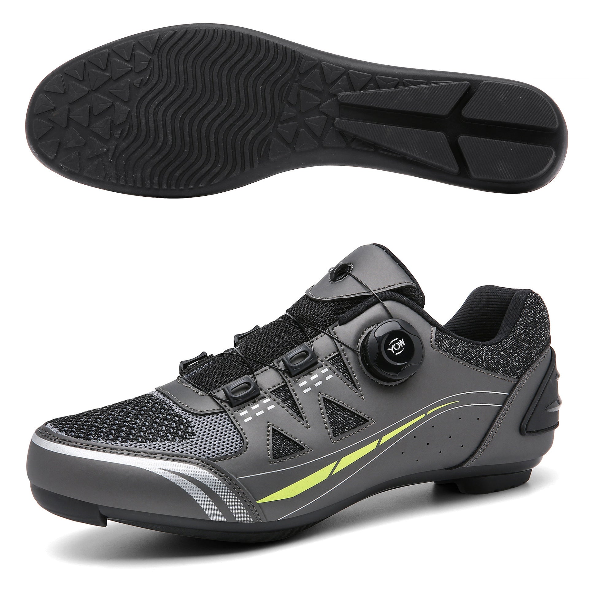 2023 Cross-border New Road Self-locking Riding Shoes Hard Sole Mountain Bike Shoes Power Bicycle Lock Shoes Men's Riding