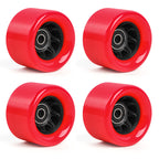6242 double-row roller skates car wheel four-wheel skates high hardness speed pulley roller skates PU non-flash wheels
