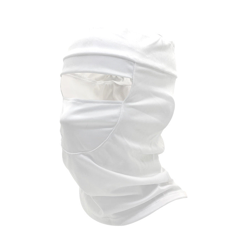 Food workshop dust mask chef medical work head cover breathable locomotive liner cap full face pullover cap summer