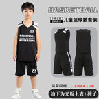 Children's Basketball Uniform Set Men's Basketball Team Uniform Jersey Basketball Training Camp School Sports Meeting Children's Basketball Team Uniform Number Printing