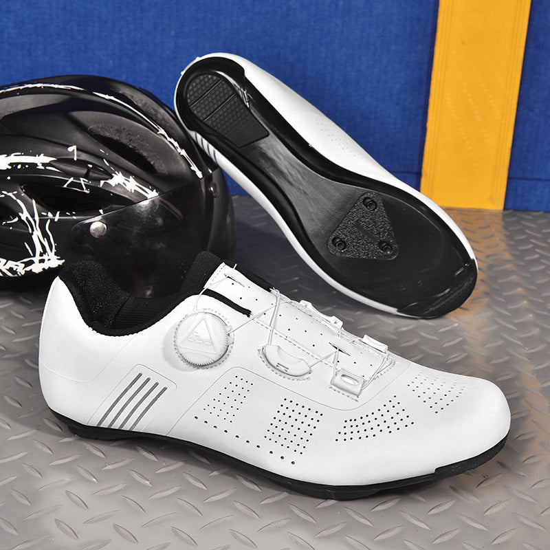 Cross-Border Foreign Trade Breathable Bicycle Shoes Cycling Shoes Men's and Women's Road Bike Lock Shoes Mountain Bike Power-Assisted Shoes Wholesale