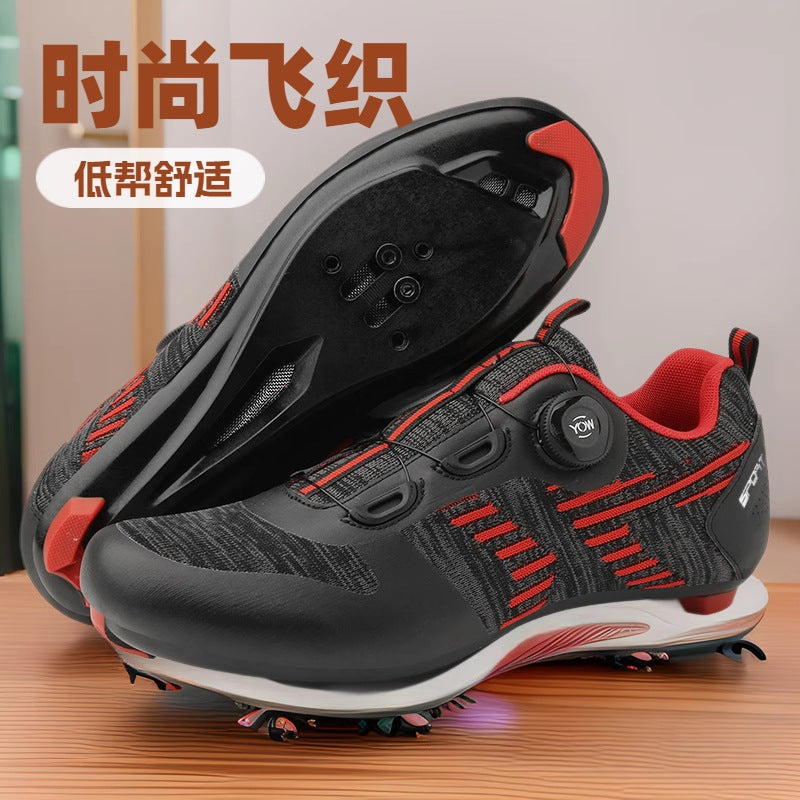 Cross-Border Foreign Trade Men's Shoes Swivel Buckle Cycling Shoes Couple Mountain Road Rubber Training Shoes New Factory Direct Sales