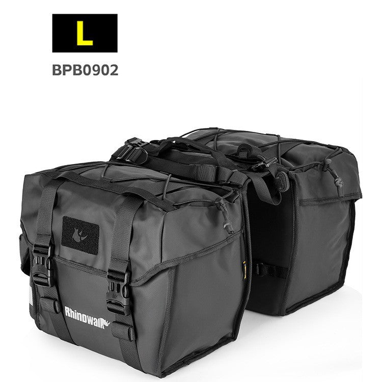 Rhinowalk Rhino 318 Long-Distance Cycling Bicycle Rear Rack Pannier Bag Large Capacity Expandable Pannier Bag