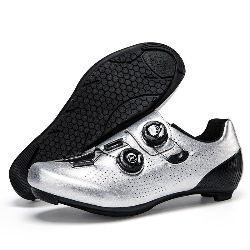 Cross-border New Road Car Lock Shoes Hard Bottom Bike Shoes suit Breathable Lockless Cycling Shoes Men's Mountain Bicycle Shoes