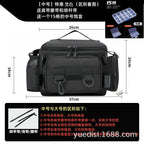 [Send bait box] fishing gear Luya special storage bag waist bag crossbody shoulder waterproof bag large capacity fishing rod bag