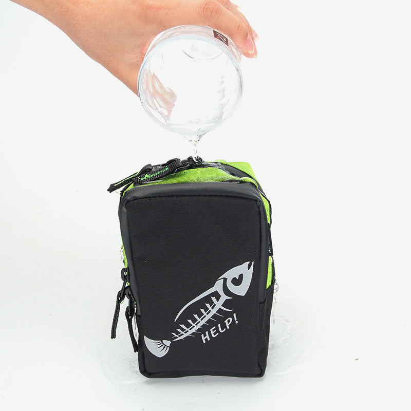 Ailuya fishing gear accessory bag storage packaging bait pendant bag wheel bag with compartment Luya bag cross-border