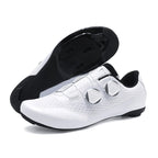2025 New Summer Bag-Soled Road Bike Lock Shoe Set for Men Breathable Seamless Lock-Free Cycling Shoes Nylon Hard Sole