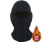 Camouflage Fleece-Lined Hood for Cycling, Dustproof, Men's Warm Fishing Mask, Face Covering, Face Protection, Windproof Hood, Winter