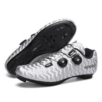 Factory direct road race outdoor cycling shoes double rotating buckle plus size foreign trade lock cycling shoes