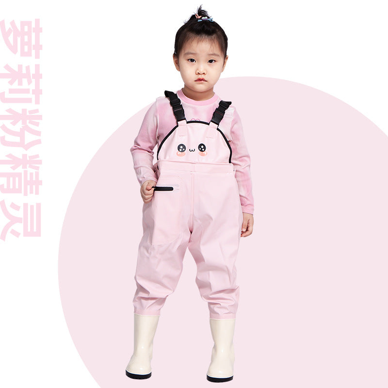 Children play water clothes play sand play water artifact kindergarten toys children's water pants beach toys waterproof anti-dirty clothes