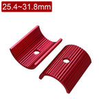 Bicycle handlebar conversion film 25.4 to 31. 8MM /31.8 to 35MM aluminum alloy handle vertical gasket reducer sleeve