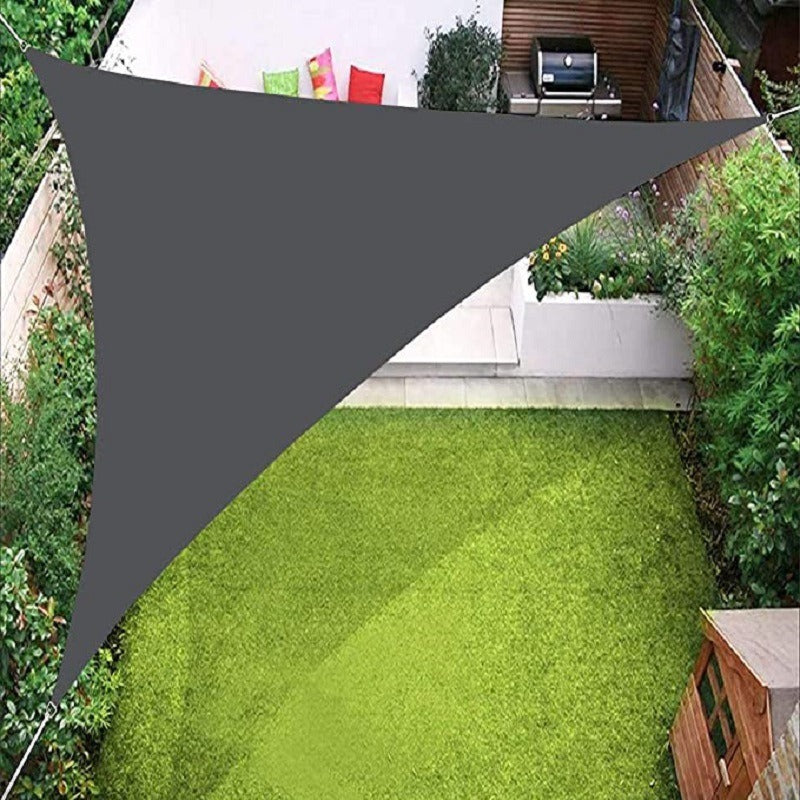 Cross-Border Canopy Tent Large Courtyard Sunshade Outdoor Camping Silver-Coated Triangular Canopy Pergola Awning