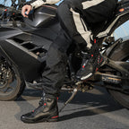 Waterproof Boots, Motorcycle Shoes, Motorcycle Boots, Non-Slip Mid-Top Rider Shoes, Riding Shoes, Motorcycle Shoes, Men's Motorcycle Travel Shoes