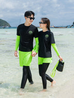 2024 New Couple's Clothing, Men's and Women's Swimsuits, Split Long-Sleeved Pants, Sun Protection Suits, Snorkeling Suits, Surfing Wetsuits