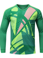 Goalkeeper Goalkeeper Uniform Breathable Adult and Children's Long-Sleeved Tops Cross-Border Popular Quick-Drying Printed Sports Football Uniform