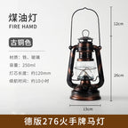 276 fire hand lantern outdoor camping lamp tent lighting lamp retro kerosene lamp atmosphere portable camping lamp