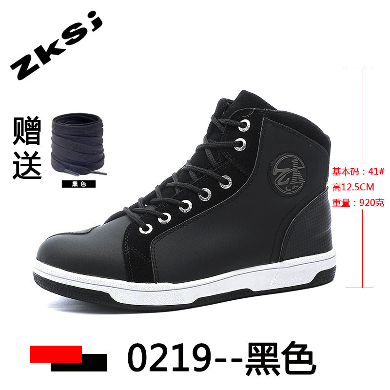 Cross-border motorcycle riding shoes motorcycle boots four seasons breathable anti-fall knight equipment road racing shoes parkour shoes four seasons