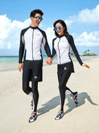 Sun Protection Quick-Drying Diving Suit Split Long-Sleeved Long Pants Swimwear Jellyfish Suit Couple Warm Men's Swimwear Women's Surfing Suit