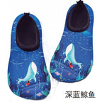 Cartoon Children's Beach Shoes Hard Sole Wading Shoes Diving Equipment Snorkeling Shoes and Socks Barefoot Swimming Shoes Diving Socks Quick-drying