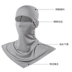 Summer Fishing Full Face Sun Protection Mask Outdoor Dustproof and Anti-Uv Hood Breathable Quick-Drying Sweat-Absorbent Cycling Hood