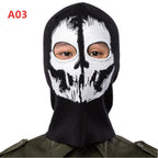 Cross-border manufacturers Halloween cs headgear call of duty personality ghost headgear windproof warm riding headgear mask