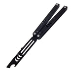 Factory Direct Sales Shark Butterfly Practice Knife Shaft Set Safety Version Fancy Training Knife Bottle Opener Unedged
