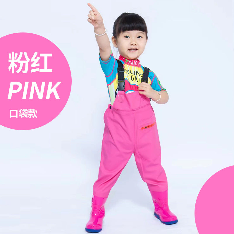Children play water clothes play sand play water artifact children's water pants beach toys kindergarten toys waterproof anti-dirty clothes