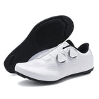 2025 New Summer Bag-Soled Road Bike Lock Shoe Set for Men Breathable Seamless Lock-Free Cycling Shoes Nylon Hard Sole
