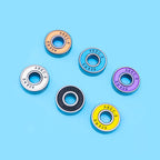 Double row skate wheels 608RS bearing silent skateboard roller skates universal chrome steel high speed color roller