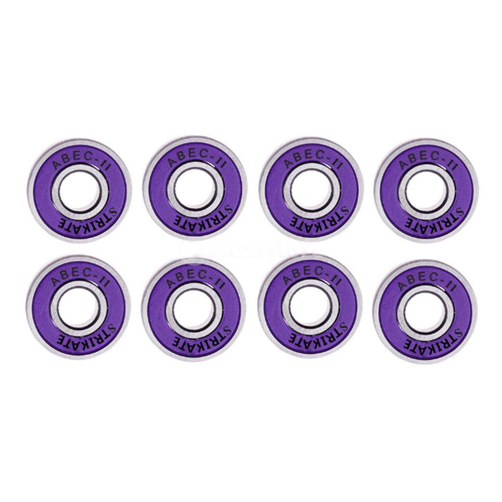 [Bulk] skateboard color bearing ABEC-11 double warped fish board long board wheel 608 skates color shaft