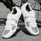 New Summer Hollow Road Bike Lock Shoe Set Hard-Soled Breathable Lock-Free Cycling Shoes Women's Power-Assisted Mountain Bike Lock Shoes