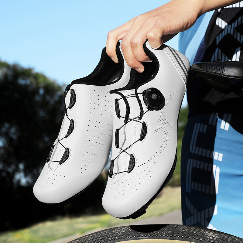 Cross-border New Road Car Lock Shoes suit Hard Bottom Breathable Bike Shoes Men's Lockless Mountain Bike Sports Bicycle Shoes