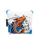 Golf Cart Cover Koi Wooden Pole Cover No. 1 Wooden Fairway Wooden Pole Head Protective Cover PU Waterproof Plush Pole Cover
