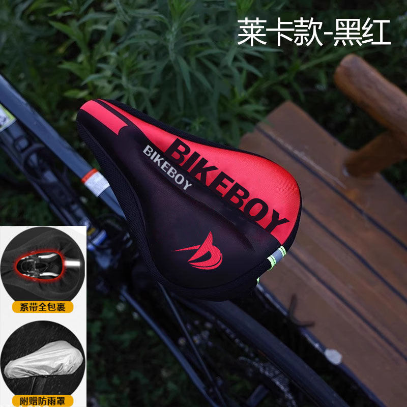 Bicycle Cushion Cover Silicone Thickened Comfortable Soft Road Bike Cushion Cover Cycling Accessories Mountain Bike Cushion Cover