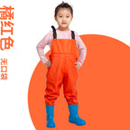 Ganhai Equipment Children's Playing Water Suit Wading Waterproof Pants Kindergarten Beach Fish Strap Rain Shoes Water Pants
