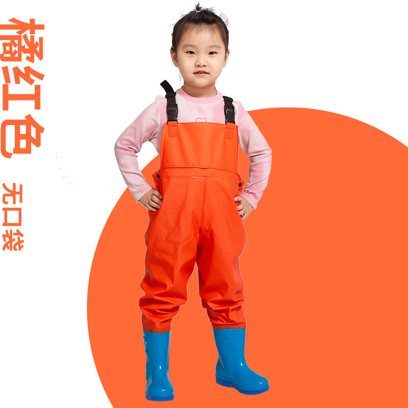 Children play water clothes play sand play water artifact kindergarten toys children's water pants beach toys waterproof anti-dirty clothes