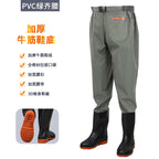 3D Nylon Half-length Fishing Fish Fishing Water Pants New One-piece Fish Catch Pants Rain Pants Wading Pants Water Playing Clothes