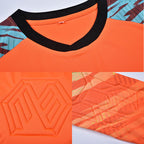 Football Goalkeeper Goalkeeper Uniform Suit Customized Men's Long-Sleeved Sponge Protective Jersey Gate Training Game Uniform Xunling