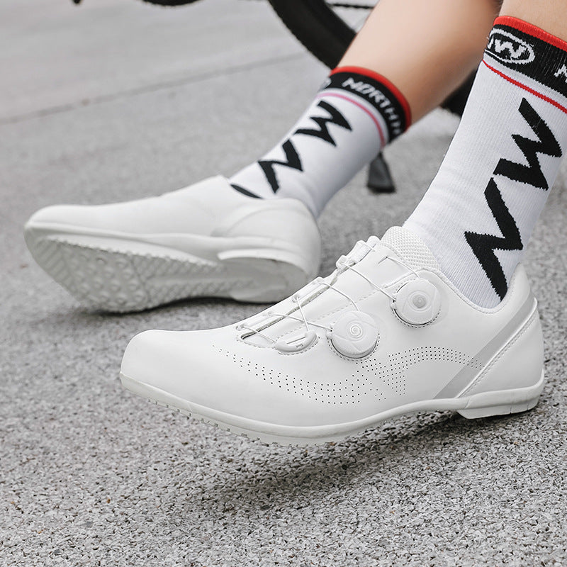 Cross-Border Foreign Trade Bicycle Shoes, Cycling Shoes, Men's and Women's Road Bike Lock Shoes, Mountain Bike Power-Assisted Shoes, Hard Sole Wholesale