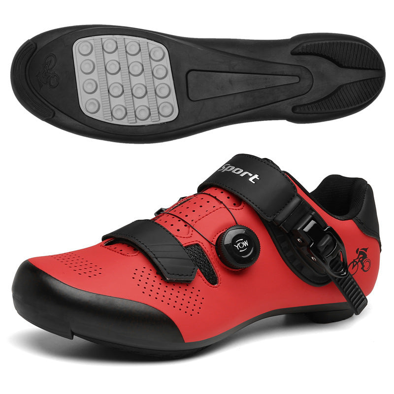 Factory Direct Supply Cross-border plus size Riding Shoes Hard Sole Outdoor Mountain Bicycle Lock Shoes Breathable Road Bike Shoes