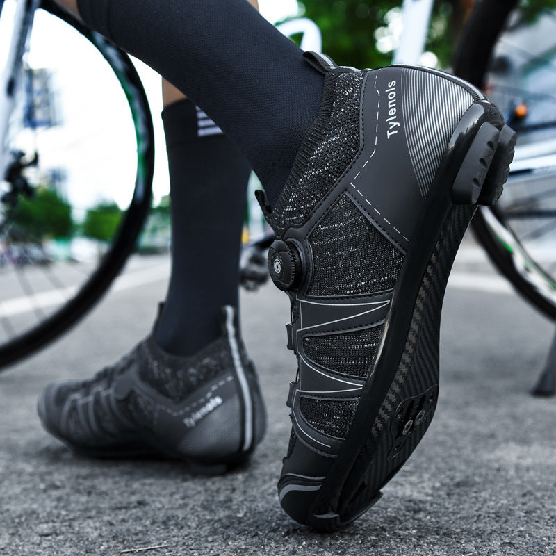 Cross-border plus size field mountain cycling shoes moped road lock shoes sports events bicycle high resistance lock shoes for men and women