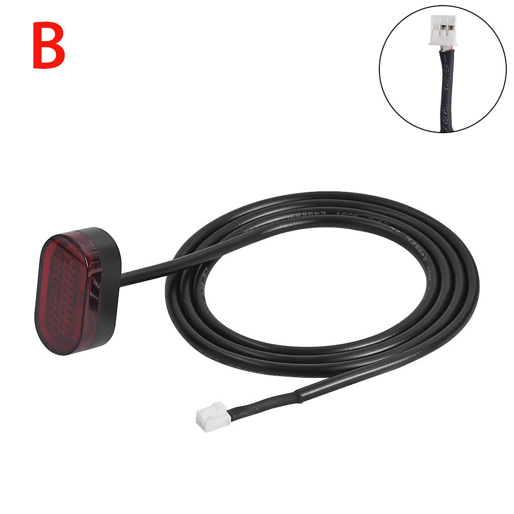 Suitable for electric scooter rear fender tail light waterproof signal brake light 6V fender tail light accessories