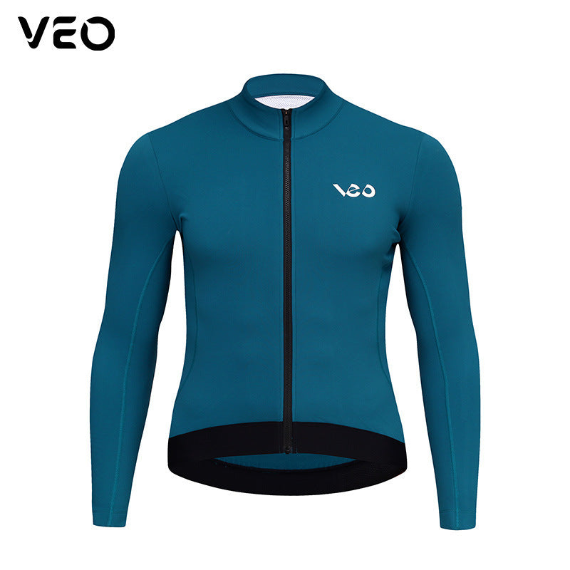 Fall/winter fleece riding clothes men's mountain road bike equipment bicycle fleece-lined warm jacket-warm way