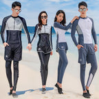 Diving suit women's new couple anti-DDoS swimsuit split long-sleeved trousers quick-drying surfing snorkeling suit jellyfish suit men