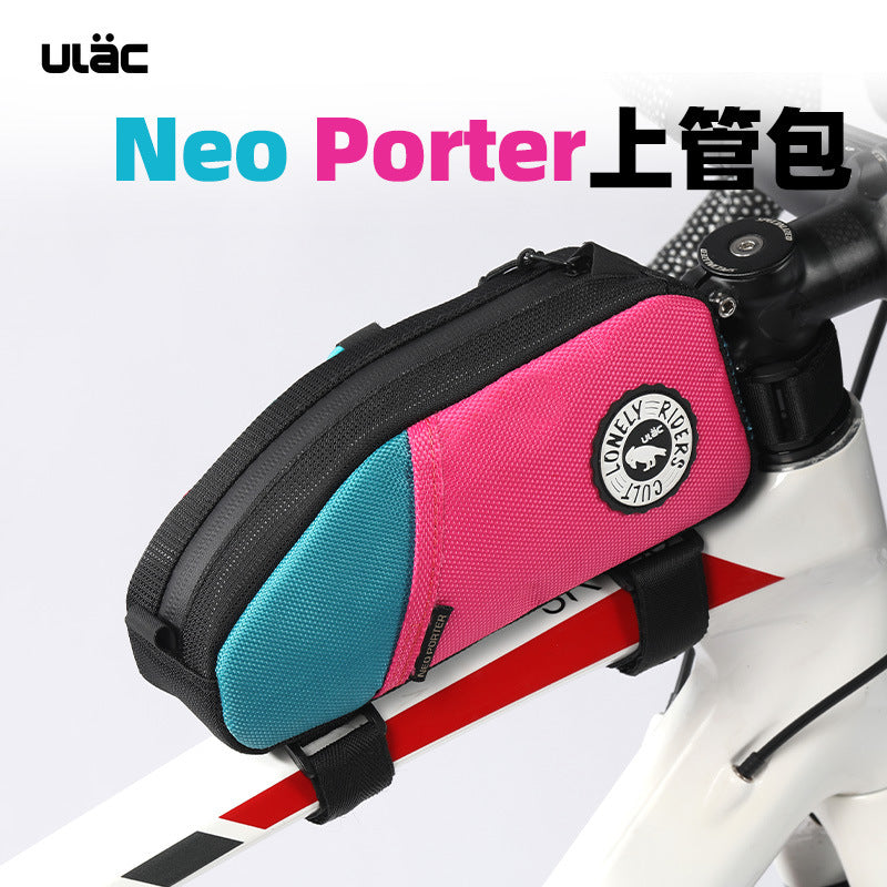 Ulac Mountain Bike Bicycle Triangle Bag Road Bike Tool Bag Bicycle down Tube Bag Cycling Equipment Upper Tube Bag
