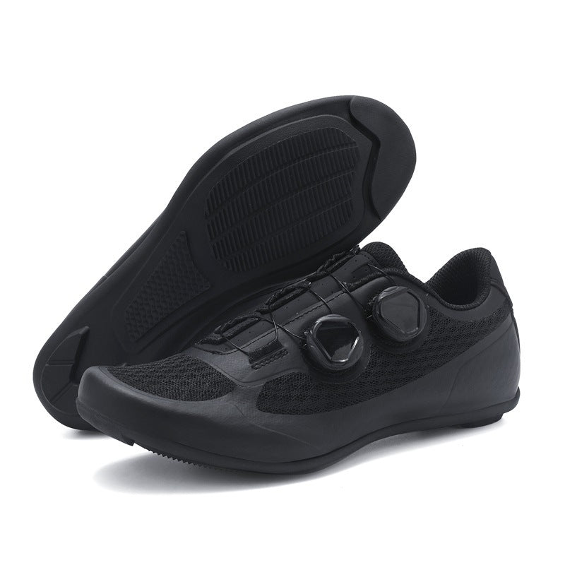 2025 New Summer Bag-Soled Road Bike Lock Shoe Set for Men Breathable Seamless Lock-Free Cycling Shoes Nylon Hard Sole