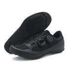 2025 New Summer Bag-Soled Road Bike Lock Shoe Set for Men Breathable Seamless Lock-Free Cycling Shoes Nylon Hard Sole