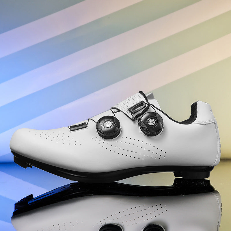 2108 New Road Car Lock Shoes suit Hard Bottom Bicycle Shoes Men's Outdoor Mountain Lockless Riding Shoes Women's Breathable